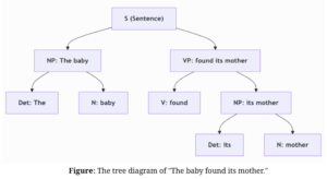 Draw the tree diagram according to the grammar of the phrase 1 linguistics