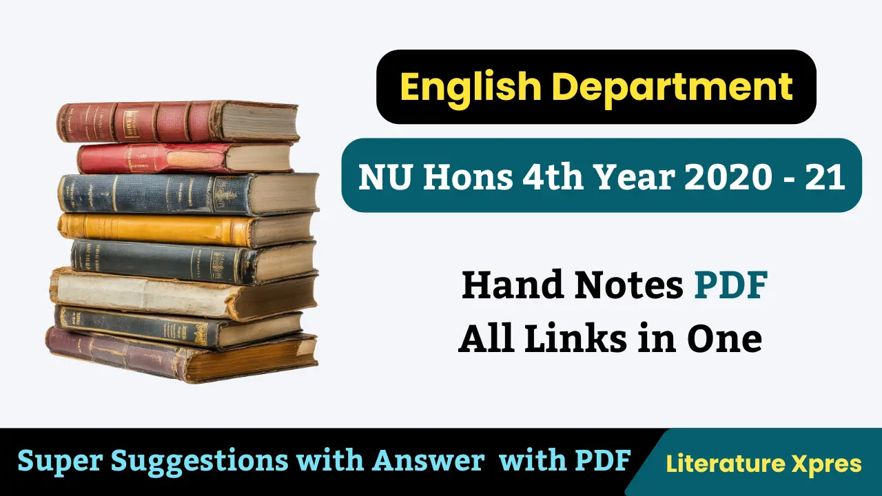 NU 4th Year Suggestions & Notes 2020 -21